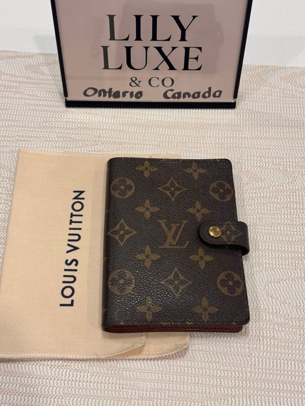 Louis Vuitton Monogram Small Agenda Cover
